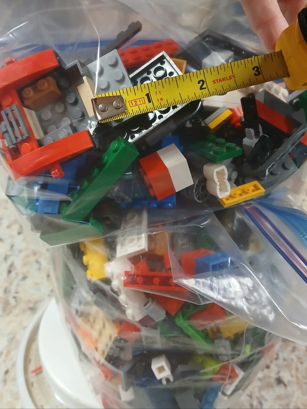 Legos Assorted Mix Over 2.5# & 2 Baseplates - Picture 11 of 16